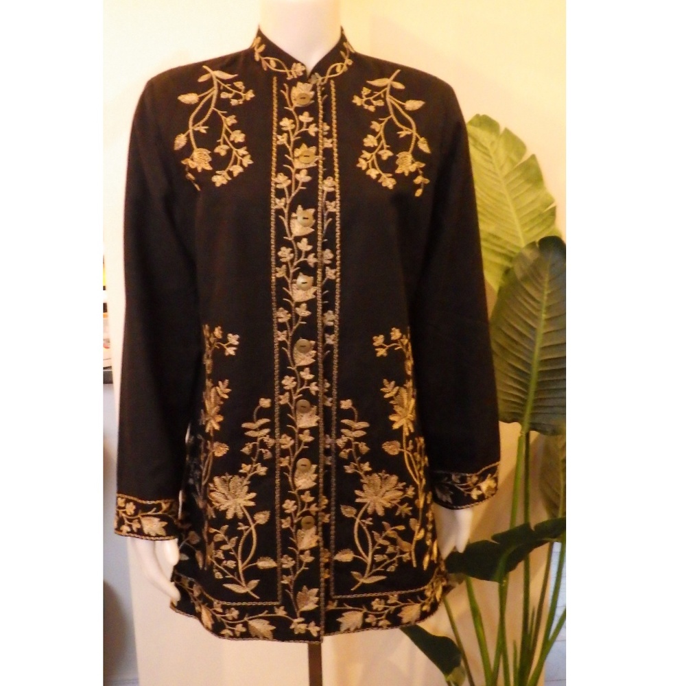 Silkland 110% silk Kimono Style Jacket Blazer PM